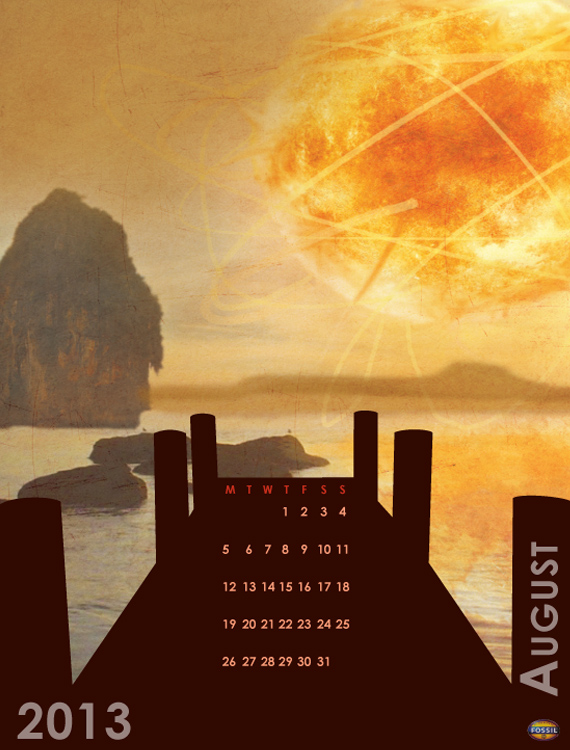 Seasonal Calendar for Fossil, Summer