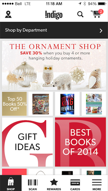 Mobile Banner for Indigo App